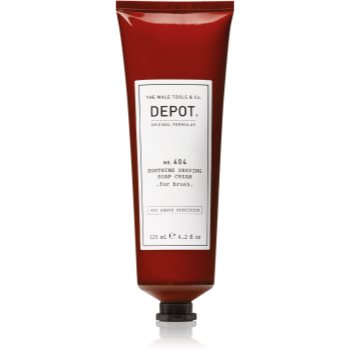 DEPOT 400 SHAVE SPECIFICS O. 404 SOOTHING SHAVING SOAP CREAM .for brush. crema calmanta pentru ras - imagine 2